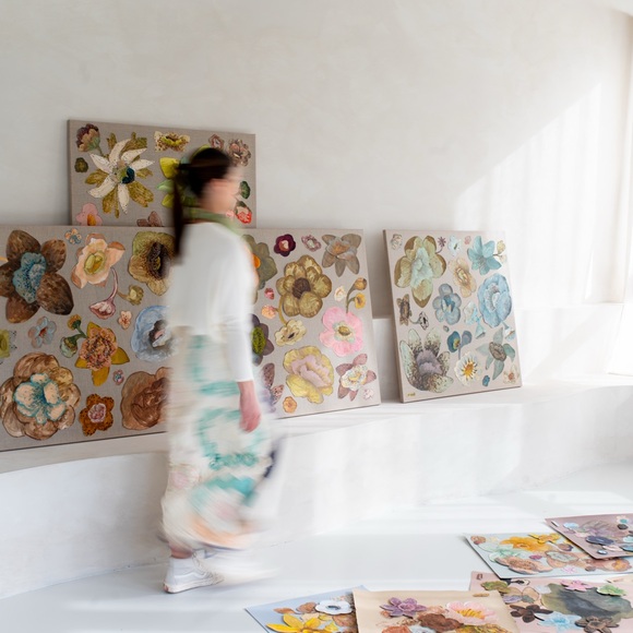 Bespoke Quilted Maxi Skirt - Picture 2 of 6